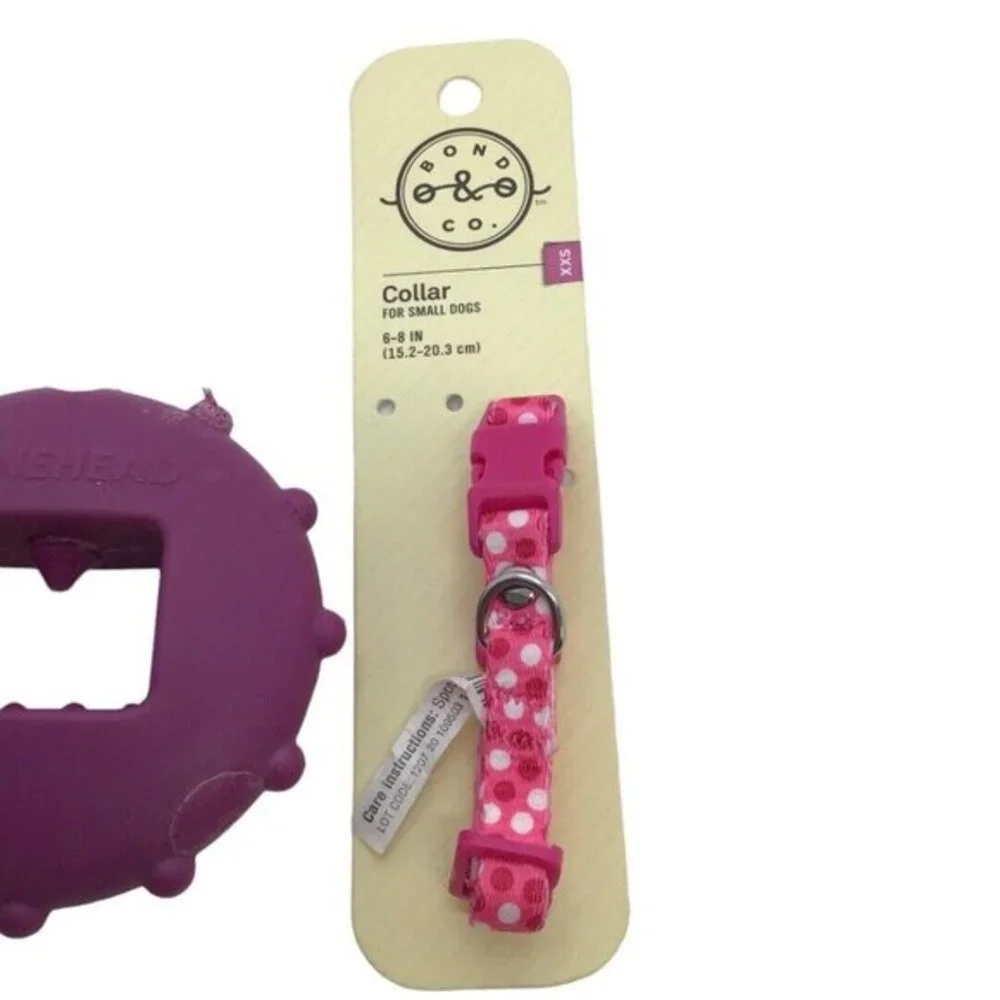 New‎ Puppy Starter Items Potty Training Book Snap Closure Collar Treat Holder
